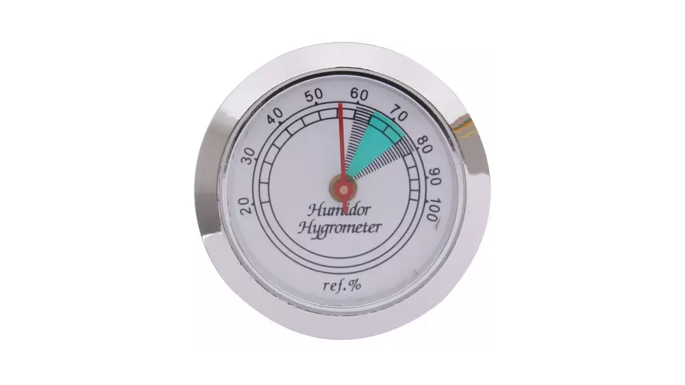 hygrometer Chrome and White