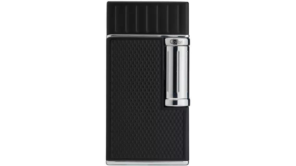 lighter Colibri JULIUS Black and Chrome