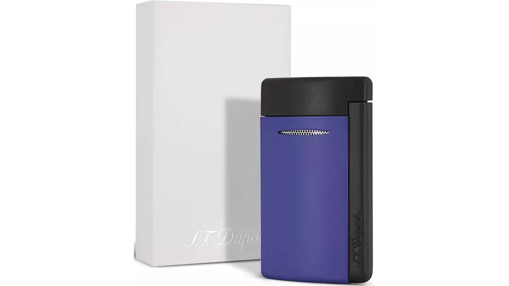 запалка S.T.DUPONT Minijet matte black and ocean