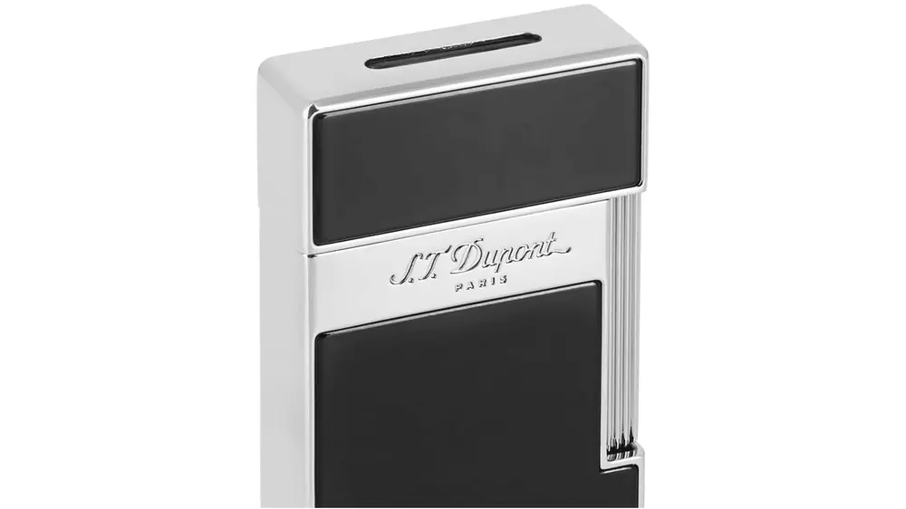 lighter S.T.DUPONT Biggy black laquer and chrome