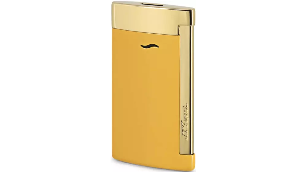 lighter S.T.DUPONT Slim 7 honey and golden