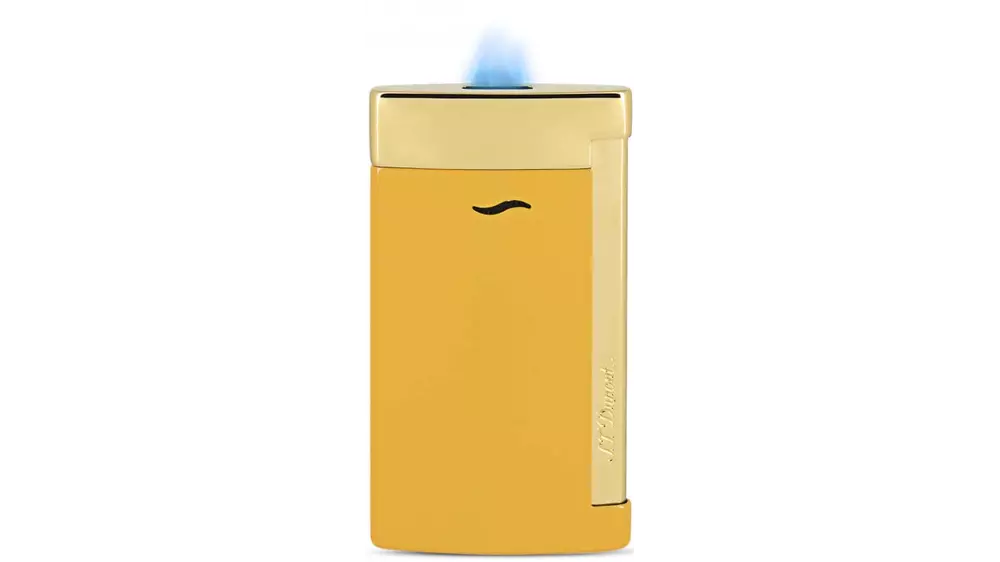 lighter S.T.DUPONT Slim 7 honey and golden