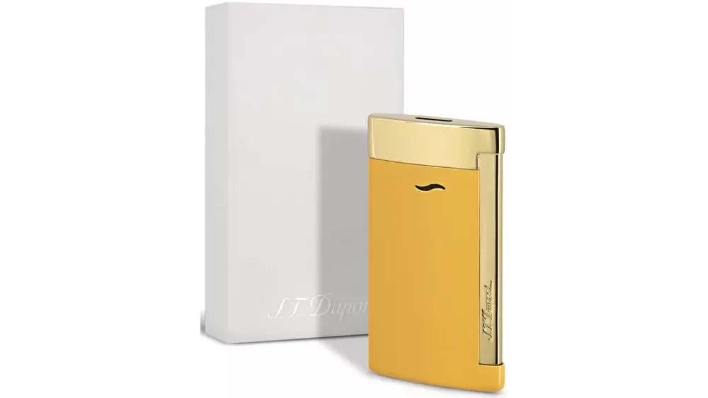 lighter S.T.DUPONT Slim 7 honey and golden