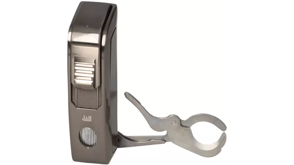 lighter Winjet Jet anthracite with wood grain and scissors