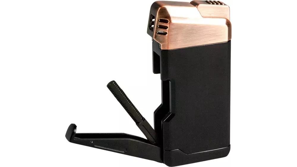 lighter PASSATORE Henry black and copper with pipetool