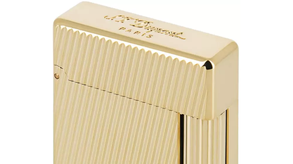 lighter S.T.DUPONT Initial diagonal golden