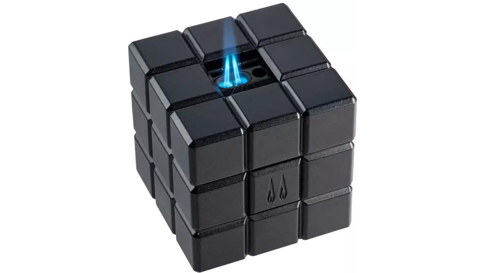 запалка Colibri HERITAGE table cube black