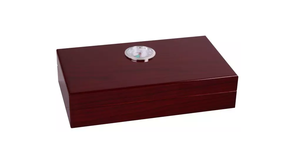 умидор Travel cherry wood veneer for 5 cig