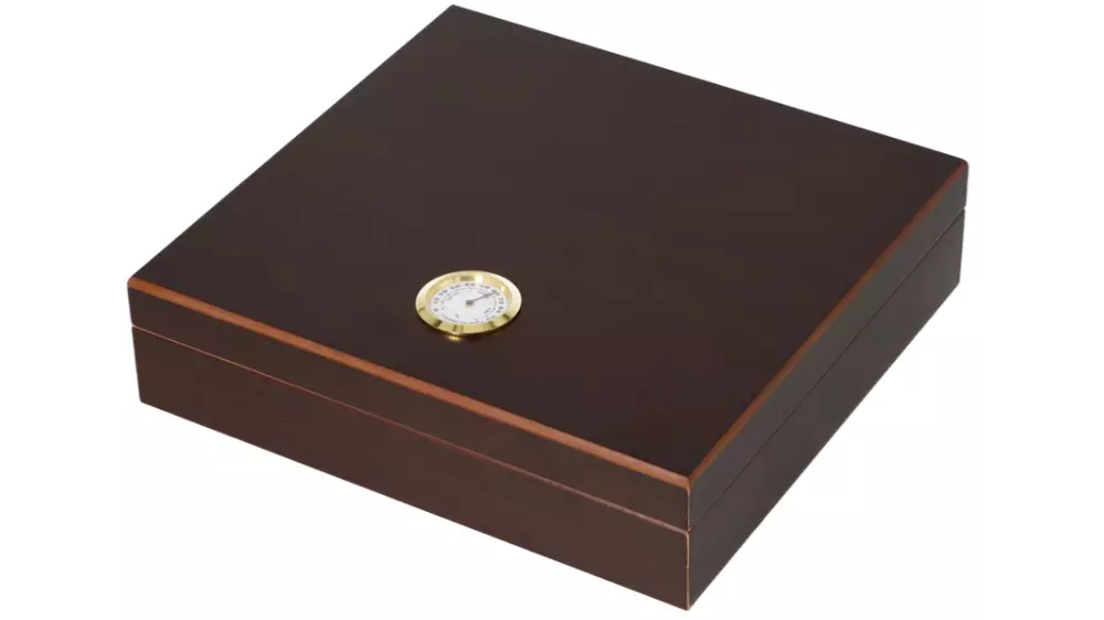 humidor Angelo brown incl. hygrometer 10 cig