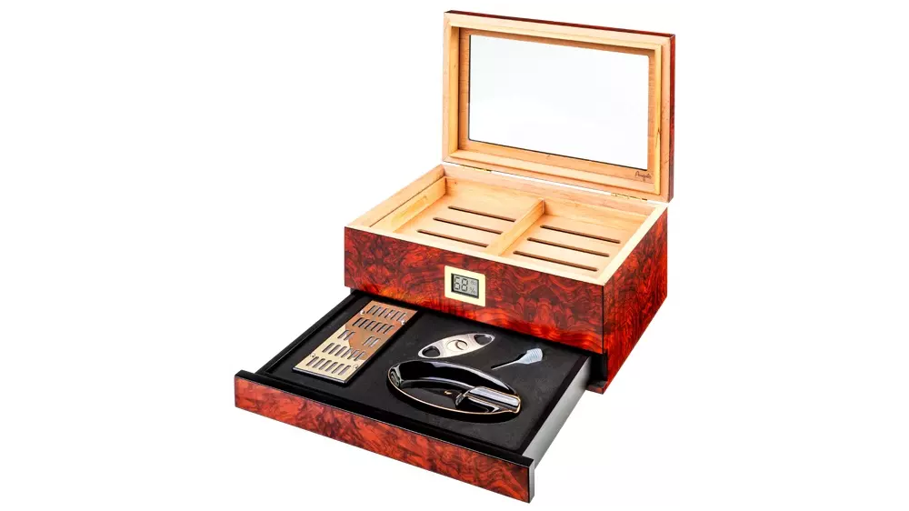 умидор сет Angelo brown – ashtray and cutter 25 cig