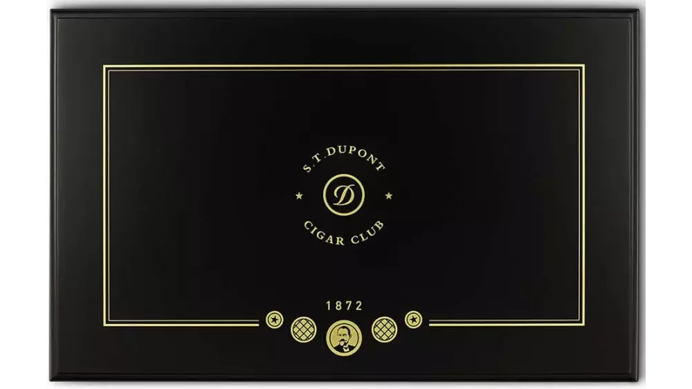 humidor S.T.DUPONT Cigar club matte black 100 cigars