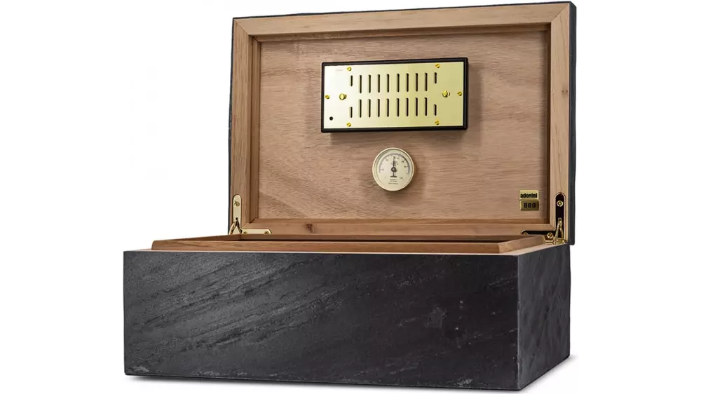 умидор ADORINI Black Slate Grande deluxe 150 cig