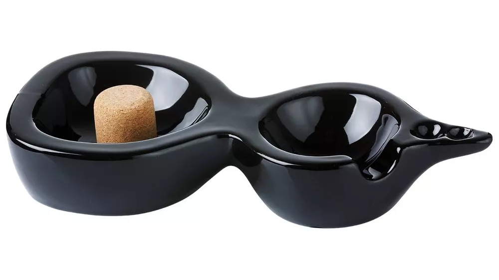 pipe ashtray Ceramic Black 1 pipe 411020