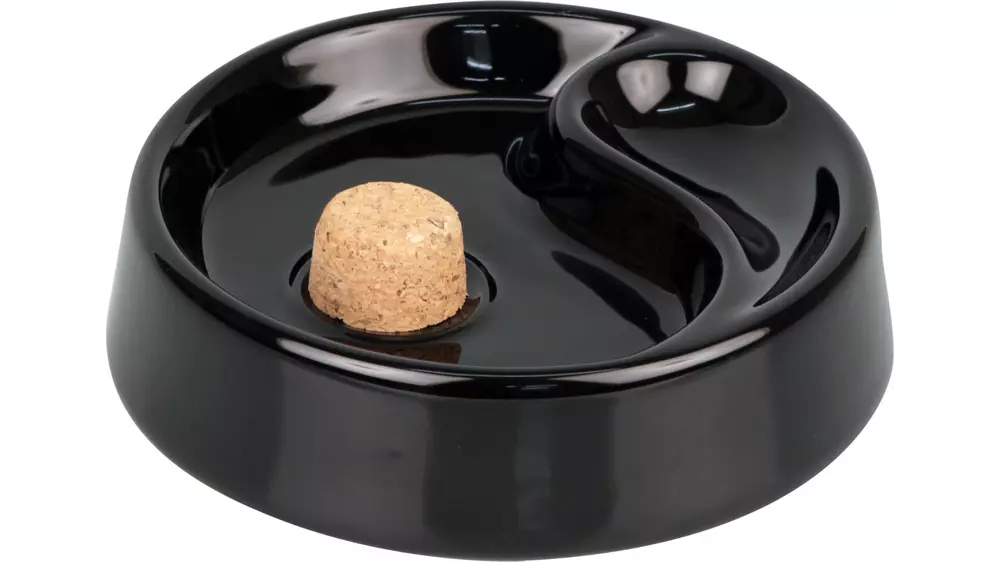 пепелник за лула Round Ceramic Black 1 pipe