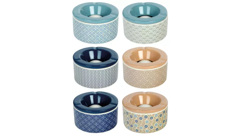 пепелник Wind ashtray Pattern ceramic assorted