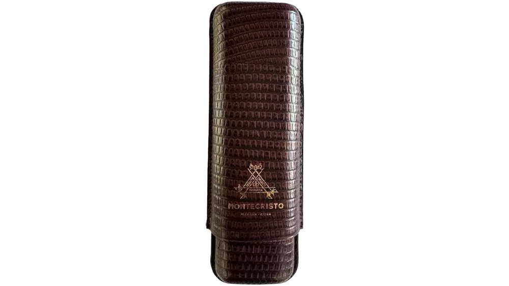 cigar case MONTECRISTO Ajustable brown 2 cig