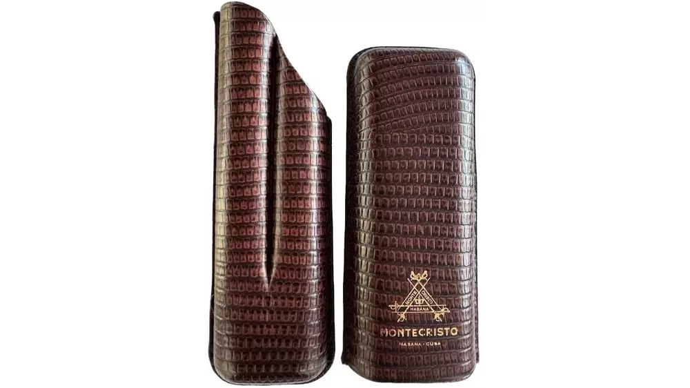 cigar case MONTECRISTO Ajustable brown 2 cig