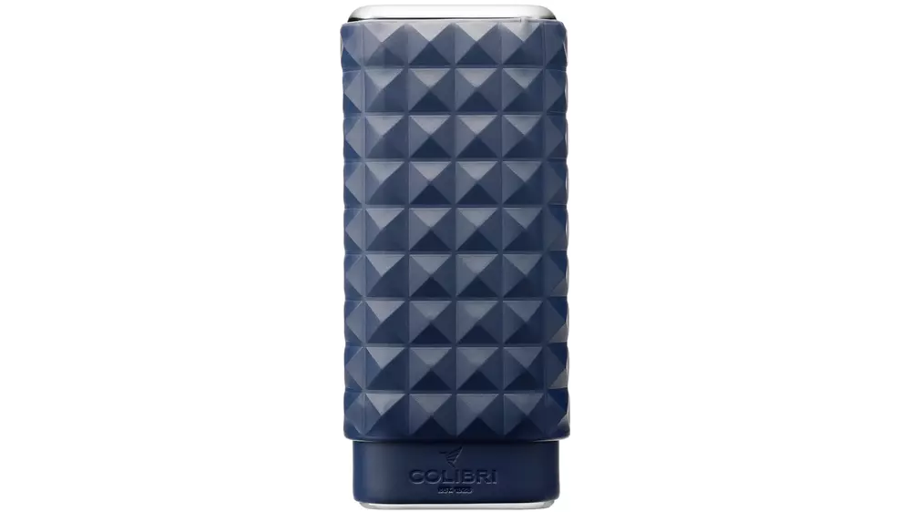 cigar case Colibri QUASAR navy blue 3 cig