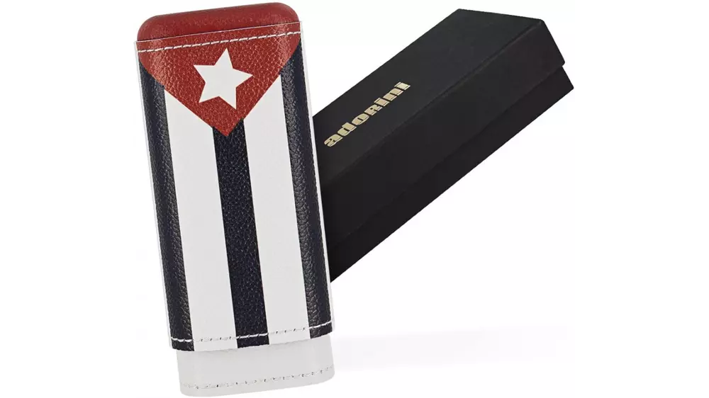 пурера ADORINI leather Cuban flag 2-3 cig