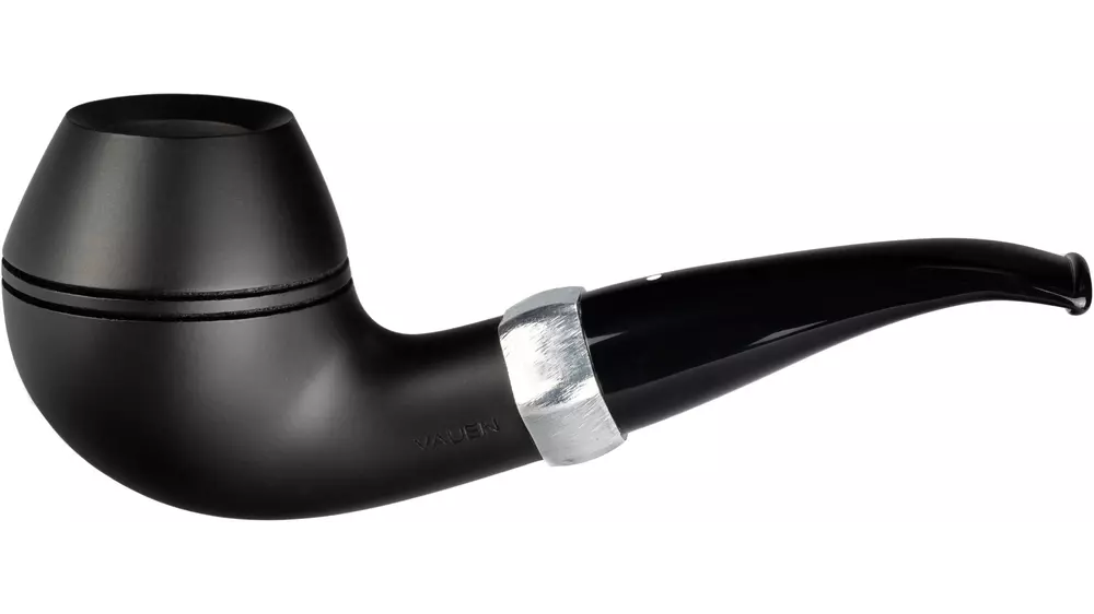 pipe Vauen Tuerca black smooth bent