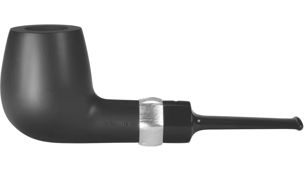 pipe Vauen Tuerca black smooth straight