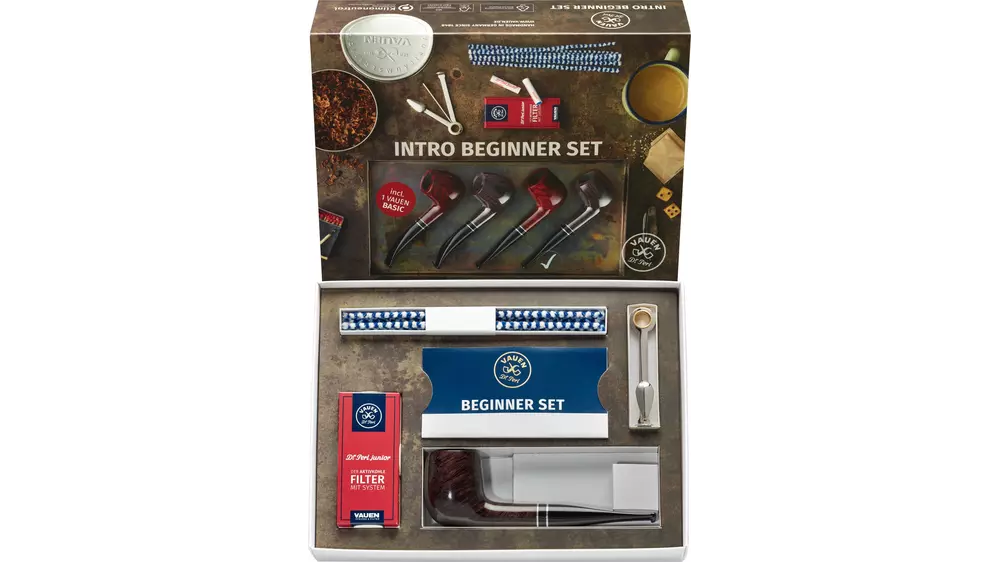 gift set Vauen Beginner INTRO#4 straight black