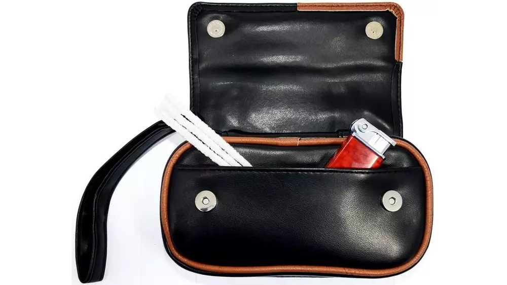 pipe case Pipe Bag black- brown for 2 pcs 832020