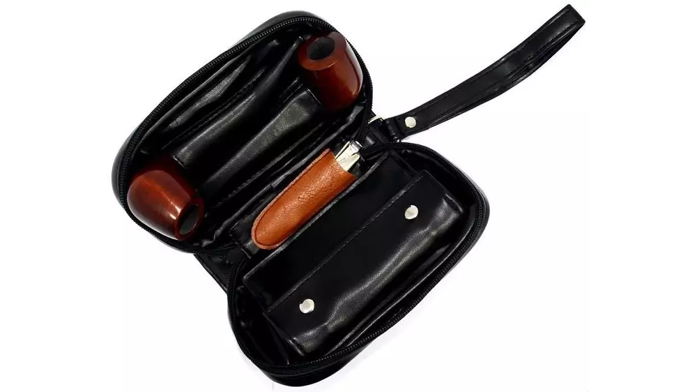 pipe case Pipe Bag black- brown for 2 pcs 832020