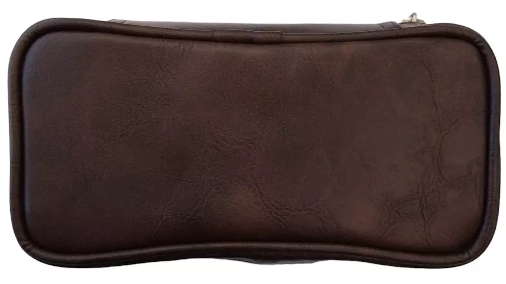 калъф за лула Angelo leather brown 2 pipes