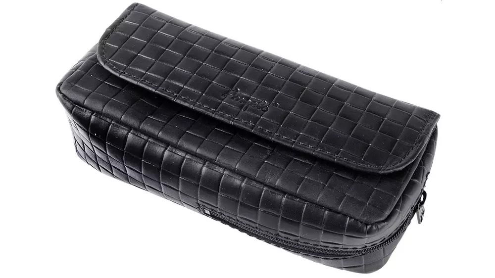 калъф за лула Angelo Cow Leather Black 1 pipe