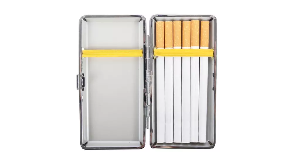 cigarette case PVC black 120mm 12pcs