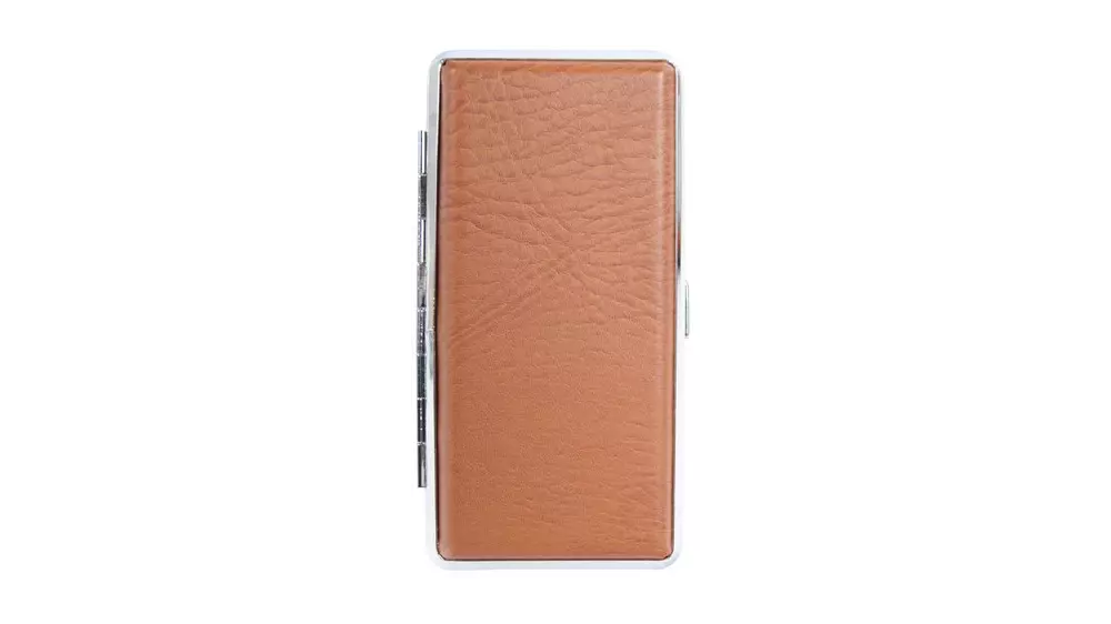 cigarette case PVC cognac 120mm 12pcs