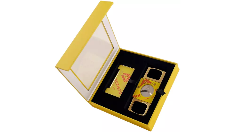 gift set Montecristo lighter and cutter