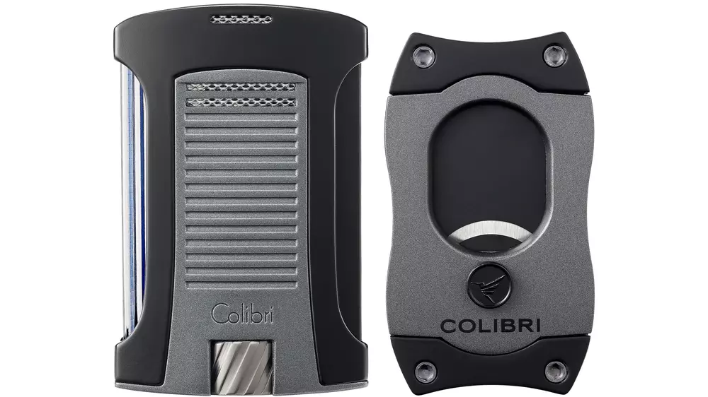 gift set Colibri DAYTONA + S-cut metallic charcoal