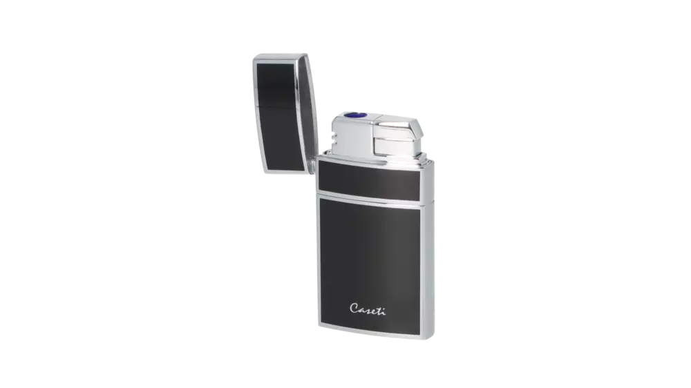 запалка Caseti 1xJet black laquer