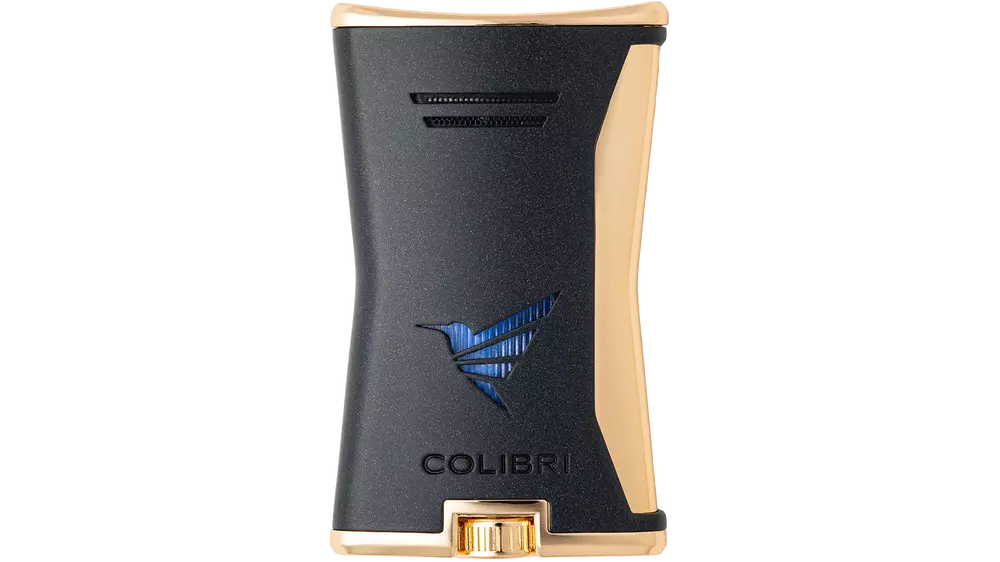 lighter Colibri SLIM black + gold