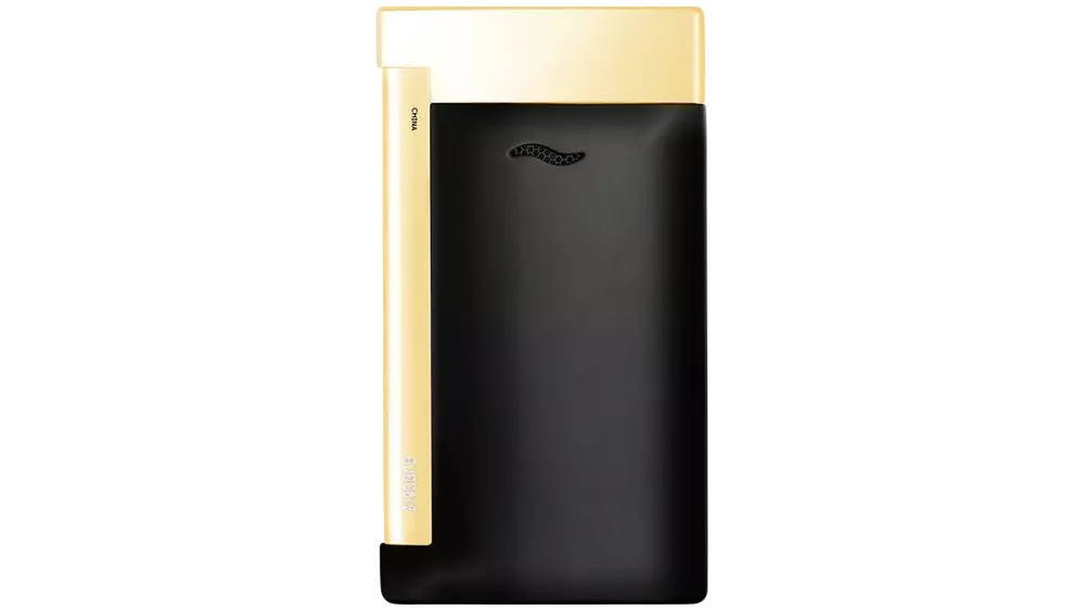 запалка S.T.DUPONT Slim 7 black and gold