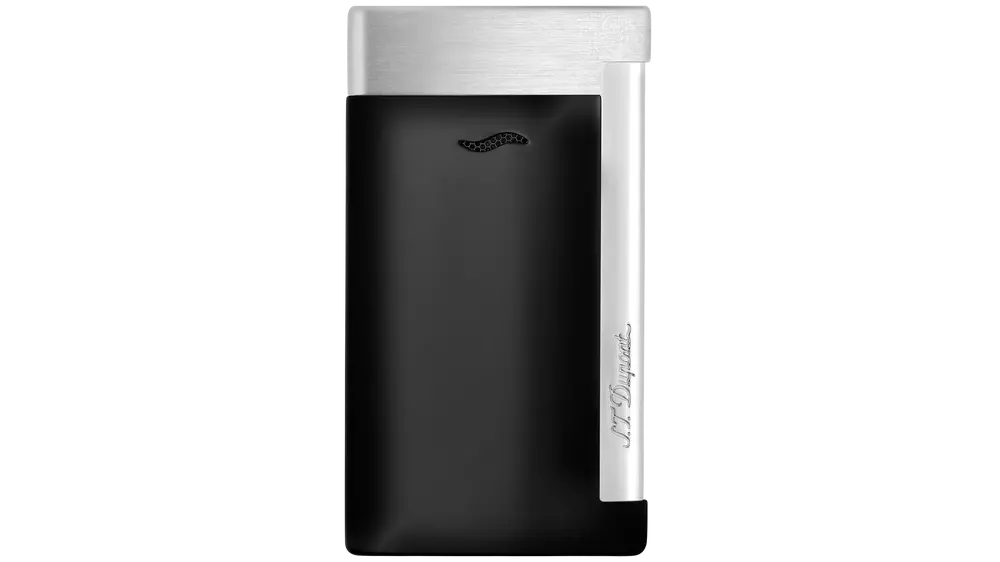 lighter S.T.DUPONT Slim 7 matte black and chrome