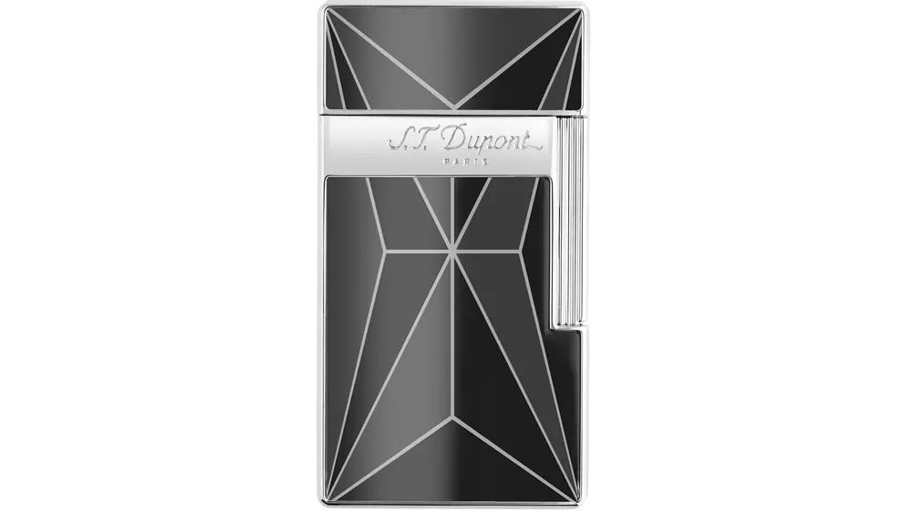 запалка S.T.DUPONT Biggy Fire X Black and Chrome