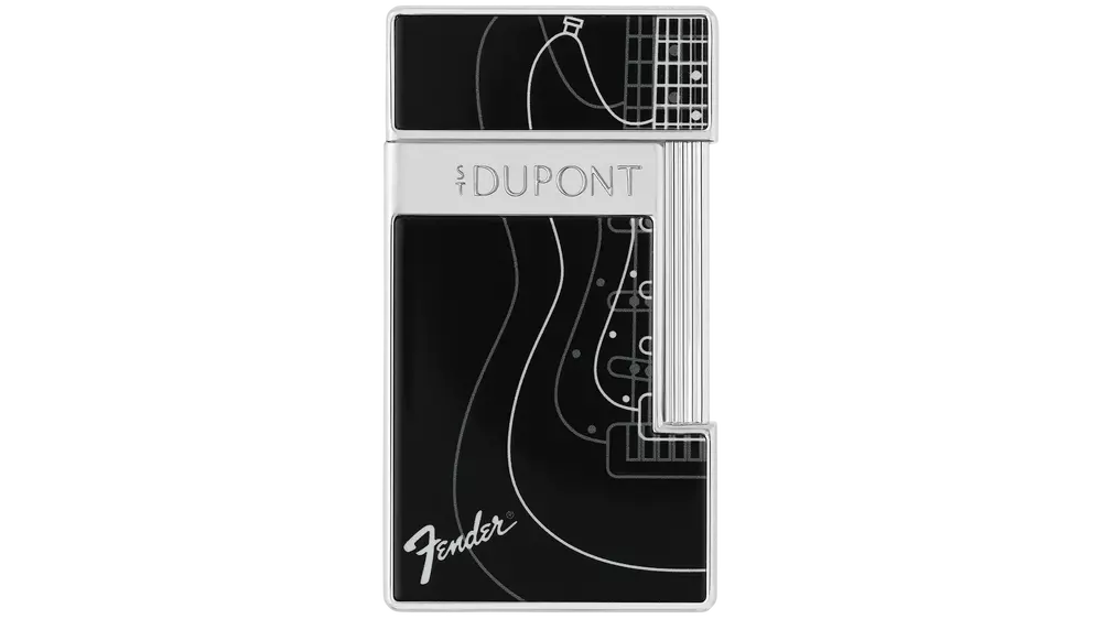 запалка S.T.DUPONT Slimmy Fender blk and chrome