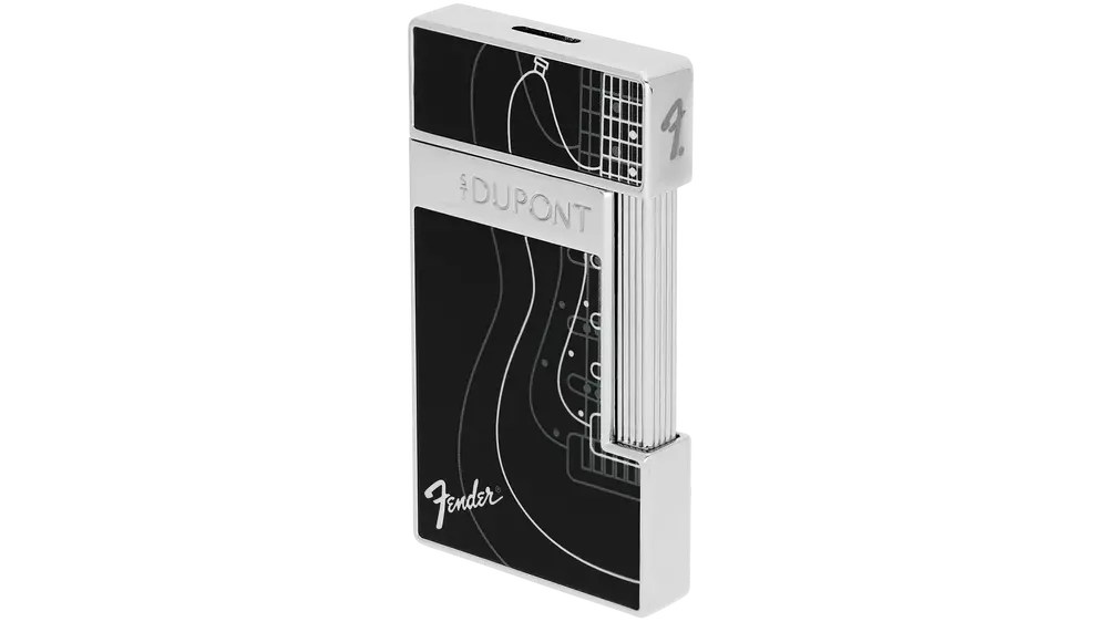 запалка S.T.DUPONT Slimmy Fender blk and chrome