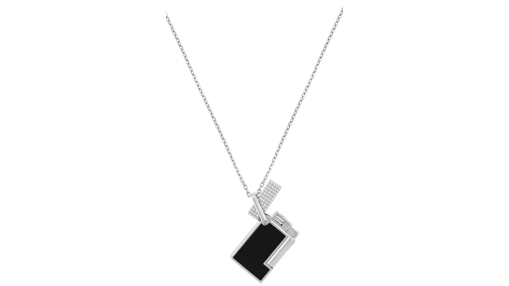 запалка S.T.DUPONT LI NECKLACE silvery and black