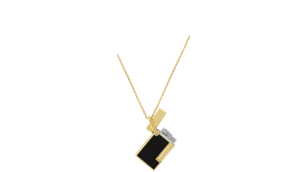 запалка S.T.DUPONT LI NECKLACE golden and black