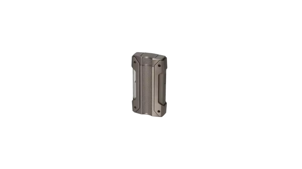 запалка Winjet jet, dark gun metal, with cigar punch + cigar rack