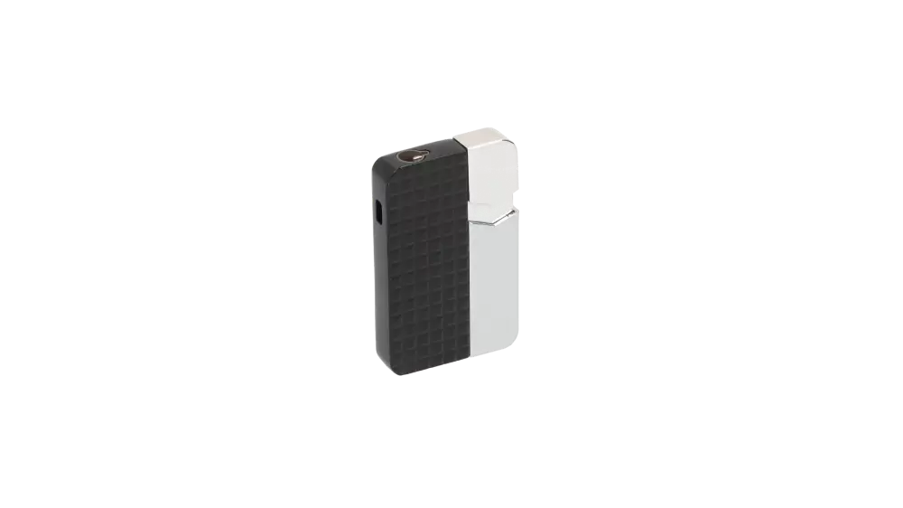 запалка Eurojet jet black matt and silver colored glossy