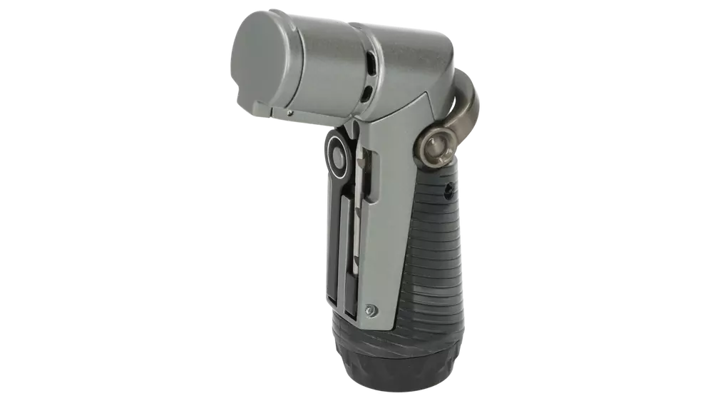 запалка Eurojet jet, silver- colored metal matt with punch and needle