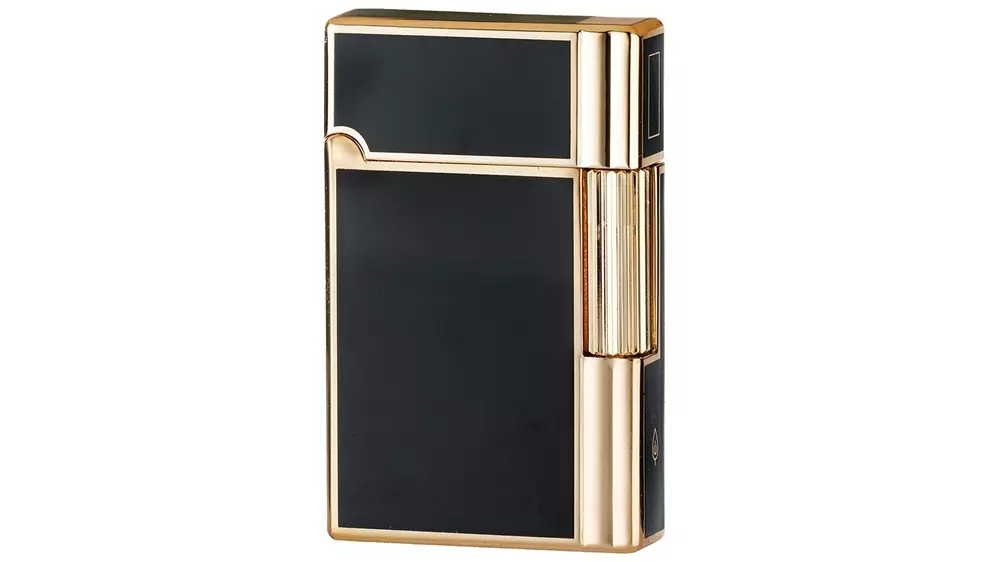 lighter Eurojet Gender soft flame black and gold