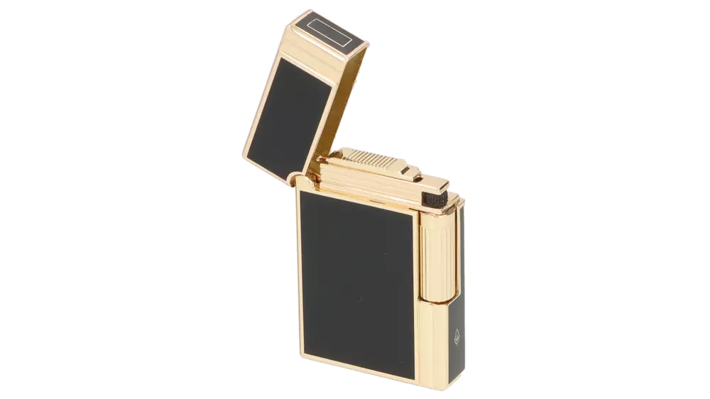 lighter Eurojet Gender soft flame black and gold