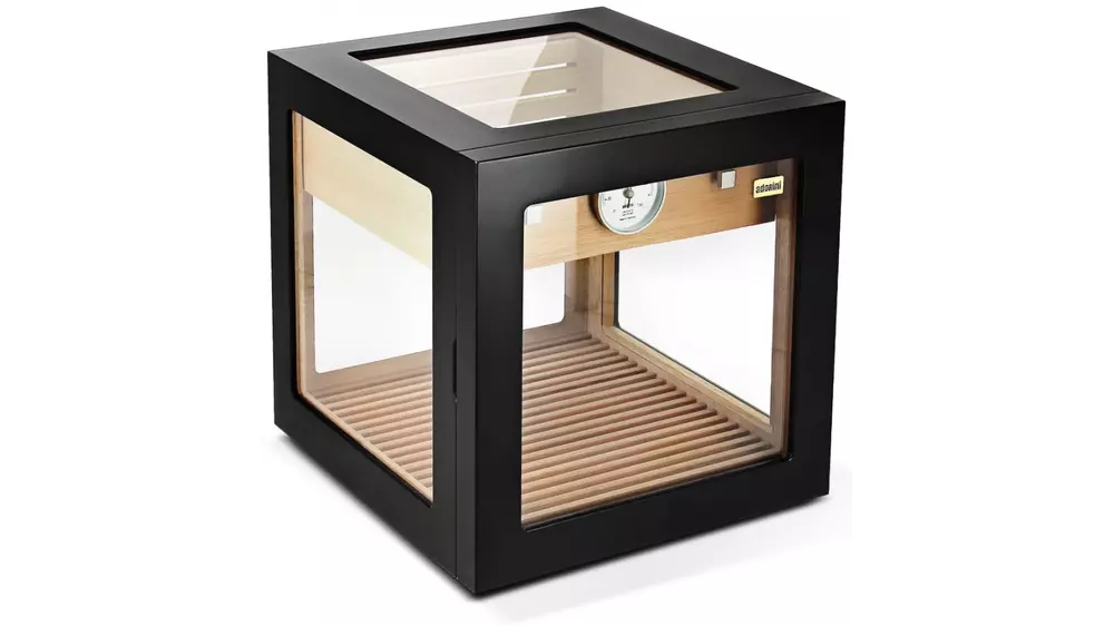 умидор ADORINI Cube deluxe  black 100 cig