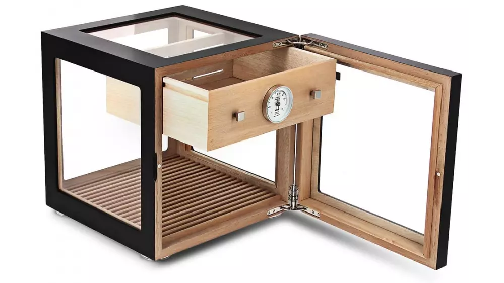 умидор ADORINI Cube deluxe  black 100 cig